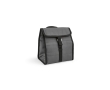 Thermal RPET bag with black details colour grey