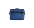 Recycled plastic cool bag with double carry handles 7.5L colour blue