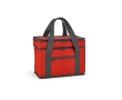Thermal bag 2 compartments for summer, RPET, 10 L colour red