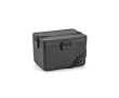 Recycled cooler box with carrying strap, 12 L colour black
