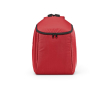 Recycled polyester insulated backpack with double zip 12 L colour red