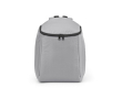 Recycled polyester insulated backpack with double zip 12 L colour grey