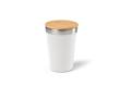 Recycled stainless steel thermal mug lid, 300 ml colour white