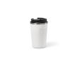 Sustainable thermal mug, recycled steel, 400 ml colour white