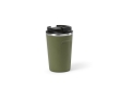 Sustainable thermal mug, recycled steel, 400 ml colour military green