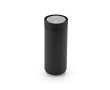 Double-wall recycled stainless steel travel mug 340ml colour black