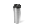 Recycled stainless steel thermal mug, 410 ml colour silver