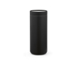 Recycled stainless steel double-wall travel tumbler 500 ml colour black