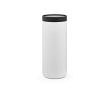 Recycled stainless steel double-wall travel tumbler 500 ml colour white