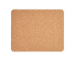 Rectangular cork desk mat made in Europe colour natural