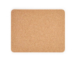 Rectangular double-sided natural cork board made in Europe colour natural