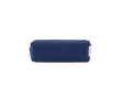 Recycled canvas multi-purpose pouch with zip 270 g/m2 colour navy-blue