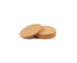 4 sustainable coasters made of natural cork colour natural