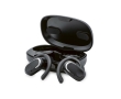 Sports earphones with first-class bass system colour black