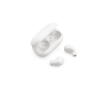 Comfortable wireless earphones with case colour white