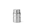 Recycled steel double-wall food jar 500 ml colour silver