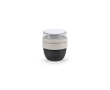 Recycled steel, dual compartment, jar, 260ml colour black