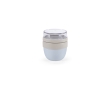 Recycled steel, dual compartment, jar, 260ml colour marbled blue