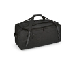 Duffle bag with adjustable reflective straps colour black