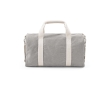 Recycled cotton sports bag with shoulder strap colour grey