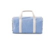 Recycled cotton sports bag with shoulder strap colour pastel blue