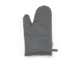 Kitchen glove with separate thumb in recycled cotton 220 g/m² colour grey
