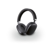 Wireless noise-cancelling headphones with mic colour black
