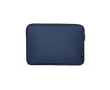 Durable waterproof recycled nylon laptop sleeve 15.6'' colour navy-blue