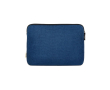 15.6\" recycled canvas laptop sleeve with rigid padding colour navy-blue