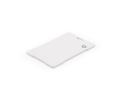 Ultra-thin recycled plastic tracker for wallet or keyring colour white