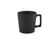 Ceramic mug with matte finish in bright colours, 310ml colour black