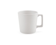Ceramic mug with matte finish in bright colours, 310ml colour white