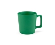Ceramic mug with matte finish in bright colours, 310ml colour green