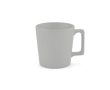 Ceramic mug with matte finish in bright colours, 310ml colour light grey