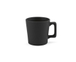 Ceramic mug with matte finish in bright colours, 220 ml colour black