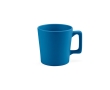 Ceramic mug with matte finish in bright colours, 220 ml colour blue