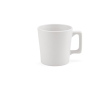 Ceramic mug with matte finish in bright colours, 220 ml colour white