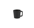 Ceramic mug with matte finish in bright colours, 60 ml colour black