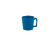 Ceramic mug with matte finish in bright colours, 60 ml colour blue