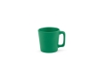 Ceramic mug with matte finish in bright colours, 60 ml colour green