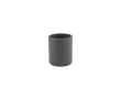 Ceramic mug with matte finish, without handle, 60 ml colour dark grey