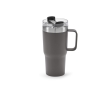 Recycled stainless steel thermal mug, 490 ml colour grey