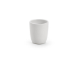 Matte ceramic espresso coffee cup 80 ml colour white