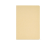 Bamboo fibre notebook with date space A5 dotted pages colour light brown