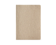 A5 notebook with flexible sugarcane cover and dotted pages colour yellow