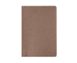 A5 notebook with flexible cover made from coffee waste and dotted pages colour light brown