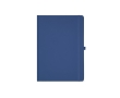 Recycled paper notebook with hard cover, A4 colour royal blue