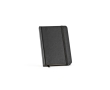 Notebook with lined sheets recycled paper, A6 colour black