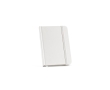 Notebook with lined sheets recycled paper, A6 colour white