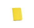 Notebook with lined sheets recycled paper, A6 colour dark yellow